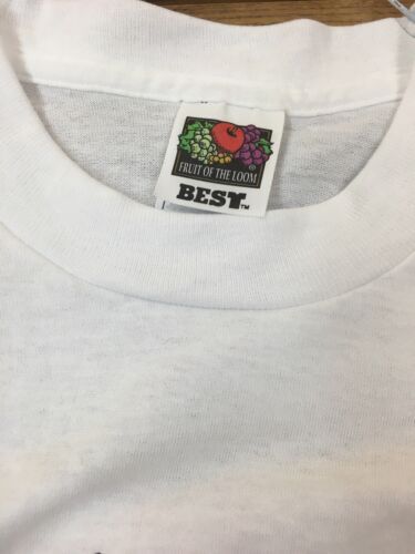 vintage Busch Bash t shirt 1996 single stitch, Ole Truckers Ltd. NEW CRISP WHITE 海外 即決_vintage Busch Bash 3