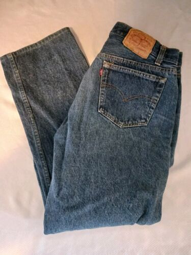 Levis 501 XX Button Fly Denim Jean Mens 36x34 Tag (32x28 Actual) Vintage 90s 海外 即決