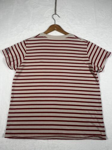 Uniqlo x Disney Minnie Mouse Shirt Womens Med Red Striped Crewneck Short Sleeve 海外 即決_Uniqlo x Disney Mi 8