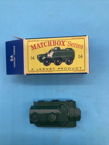 Matchbox 54 Saracen Carrier In E1 Box New 海外 即決_Matchbox 54 Sarace 1
