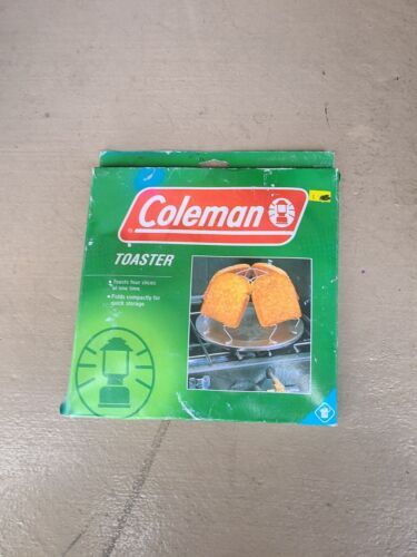 Coleman Camping 4 Slice Toaster Stove Camp Steel Folding in Box 海外 即決_Coleman Camping 4 1