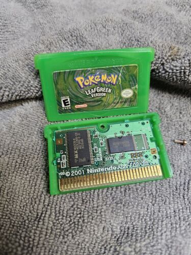 Pokemon Leaf Green Version Authentic (Game Boy Advance GBA, 2004) Tested & Saves 海外 即決_Pokemon Leaf Green 6