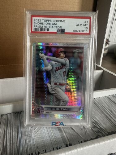 2022 Topps Chrome 大谷翔平 Prism SP Refractor #1 Angels PSA 10 GEM MINT 海外 即決_2022 Topps Chrome 1