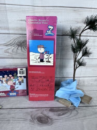 Peanuts Charlie Brown Christmas Tree Puzzle And Dayspring Happy Thoughts Cards 海外 即決_Peanuts Charlie Br 8
