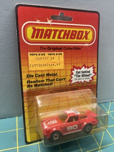 Matchbox 1983 Porsche Turbo Red No.3 Die-Cast Metal #90 海外 即決_Matchbox 1983 Pors 2