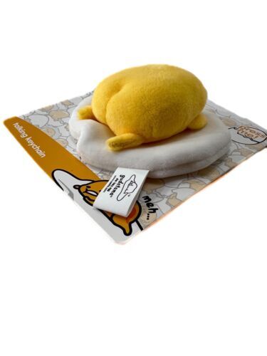 NEW 2018 Sanrio Gudetama the Lazy Egg Talking Breakfast Keychain Plush 4" 海外 即決_NEW 2018 Sanrio Gu 2