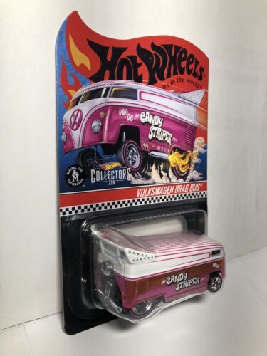 Hot Wheels RLC Exclusive VOLKSWAGEN DRAG BUS Pink CANDY STRIPER VW Low # 01760 海外 即決_Hot Wheels RLC Exc 6