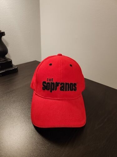 Vintage 1990s The Sopranos Promo Hat Adjustable S/M RED Cap HBO TV Show RARE NWT 海外 即決_Vintage 1990s The 1