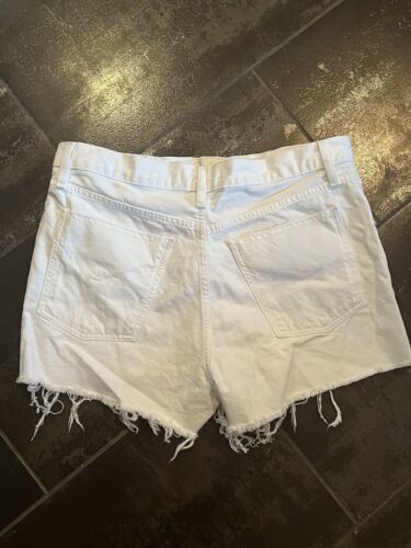 Anthropologie HUDSON Jeans Shorts Lori High-Rise White Cutoff Denim Jean Size 29 海外 即決_Anthropologie HUDS 6