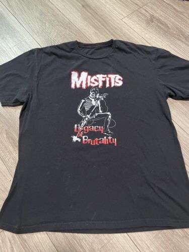 Vintage Misfits Tshirt Retro 1999 Legacy of Brutality Punk Rock Band Shirt XL 海外 即決_Vintage Misfits Ts 2