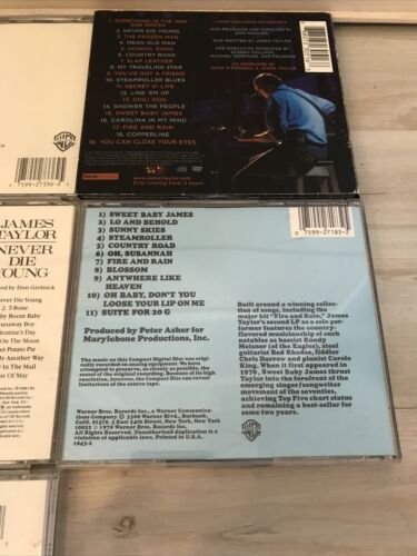 James Taylor CD Lot- One Man Band, Hourglass, Never Die Alone, Sweet Baby James 海外 即決_James Taylor CD Lo 7
