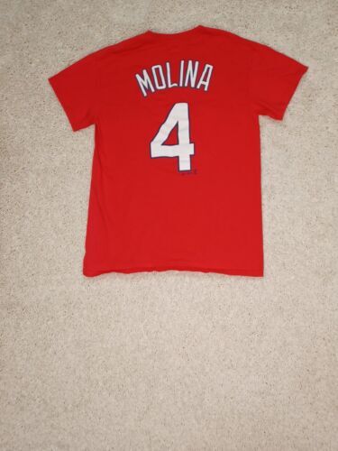 St. Louis Cardinals "Yadier Molina" T-shirt Majestic Size Small S MLB Baseball 海外 即決_St. Louis Cardinal 8