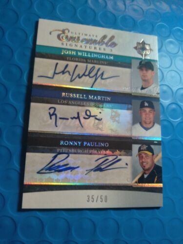 2006 Ultimate Collection /50 Josh Willingham Jeremy Hermida Cody Ross Auto 海外 即決_2006 Ultimate Coll 1