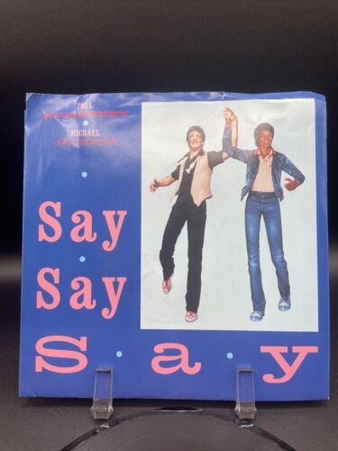 Paul McCartney Michael Jackson - Say Say Say - 1983 -COLUMBIA - LP SINGLE 海外 即決_Paul McCartney Mic 3