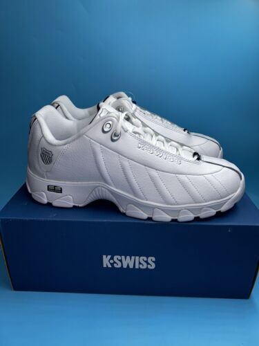 K-Swiss ST329 CMF White ブラック Silver Shoes Men's 03426-129 29.5cm(US11.5) M 海外 即決_K-Swiss ST329 CMF 4