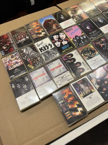 kiss cassette lot gene simmons rock and roll rare killers asylum 37 tapes! 海外 即決_kiss cassette lot 2