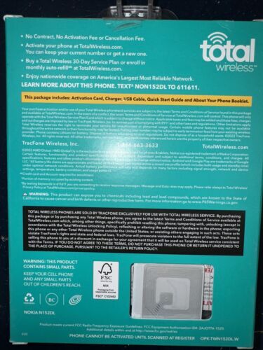 Total Wireless Nokia C100 N152DL 32GB 5.45 Brand NEW (locked To Uscellular) 海外 即決_Total Wireless Nok 2