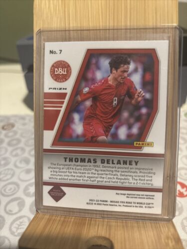 Thomas Delaney - 2021-22 Mosaic FIFA World Cup Will To Win #7 - MOSAIC PRIZM 海外 即決_Thomas Delaney - 2 2