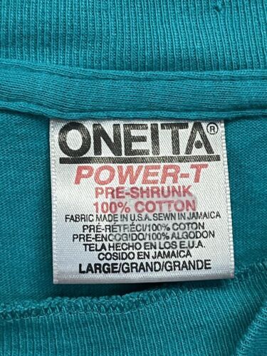 Vintage t shirt Oneita Oregon trail Large short sleeve embossed 海外 即決_Vintage t shirt On 3