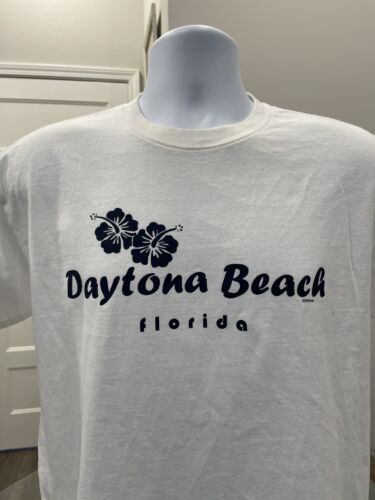 Daytona Beach Florida T Shirt Men Medium Beach Vacation Vintage Y2K Flowers Med 海外 即決_Daytona Beach Flor 2