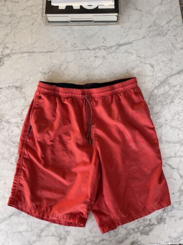 Hugo Boss red limited edition bathing suit Swim Trunks size Large Beach Surf Win 海外 即決_Hugo Boss red limi 1