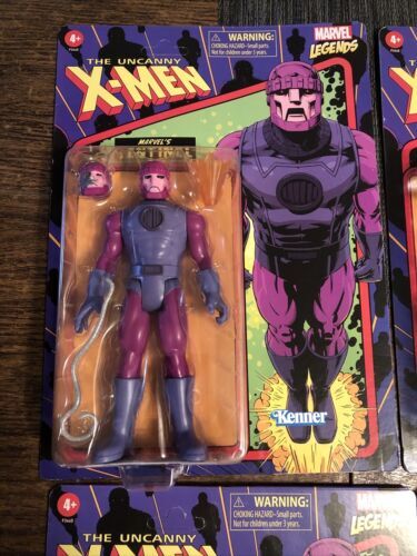 Marvel Legends The Uncanny X-Men SENTINEL Lot of 6 Retro 8" Action Army Builder 海外 即決_Marvel Legends The 2