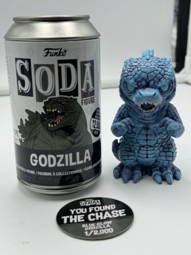 funko soda godzilla GID blue chase figure LE 1/2000 complete vaulted 海外 即決_funko soda godzill 1