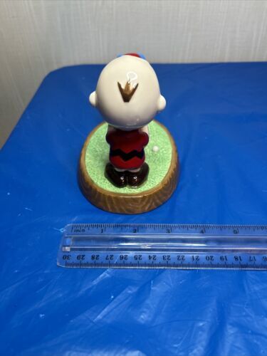 Vintage Peanuts Snoopy & Charlie Brown Golf Ceramic Figurine 海外 即決_Vintage Peanuts Sn 9