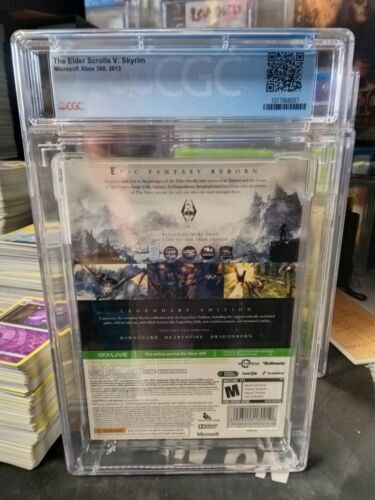 Elder Scrolls Skyrim: Legendary Slipcover CGC 9.4 A++ Xbox 360 1st PRINT SEALED 海外 即決_Elder Scrolls Skyr 2