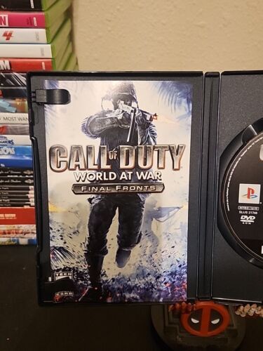 Call of Duty World at War Final Fronts Playstation 2 PS2 CIB Complete Tested 海外 即決_Call of Duty World 4