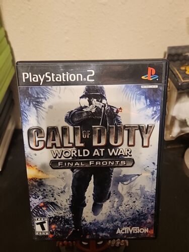 Call of Duty World at War Final Fronts Playstation 2 PS2 CIB Complete Tested 海外 即決_Call of Duty World 1