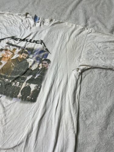 VTG Metallica Concert Tour T Shirt Load 2000 Vintage XXL 2XL White RARE Faded 海外 即決_VTG Metallica Conc 6