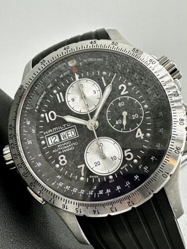 HAMILTON KHAKI AVIATION X-WIND AUTOMATIC CHRONOGRAPH 44mm 60 Hour Power Reserve 海外 即決_HAMILTON KHAKI AVI 1