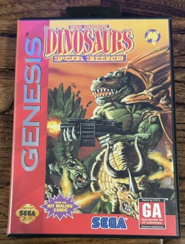 Dinosaurs for Hire (Sega Genesis, 1993) Mint CIB Complete Tested w/ Reg Card 海外 即決_Dinosaurs for Hire 1