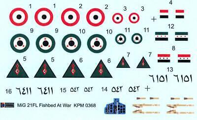 KP Models 1/72 MIKOYAN MiG-21FL "FISHBED F" Jet Fighter "AT WAR" 海外 即決_KP Models 1/72 MIK 6