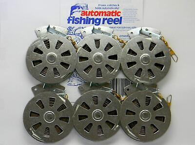 6 Mechanical Fisher's Yo Yo Fishing Reels -Package Of 1/2 Dozen- Yoyo Fish Trap 海外 即決_6 Mechanical Fishe 1