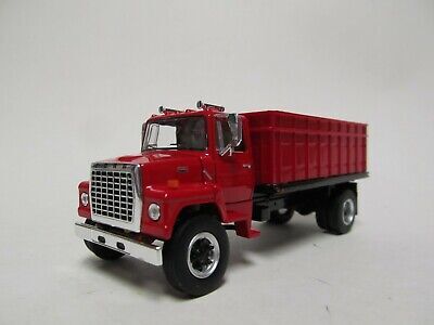 TOP SHELF 1/64 SCALE FORD L9000 GRAIN TRUCK, RED, RED BED (SAME SCALE AS DCP) 海外 即決_TOP SHELF 1/64 SCA 1