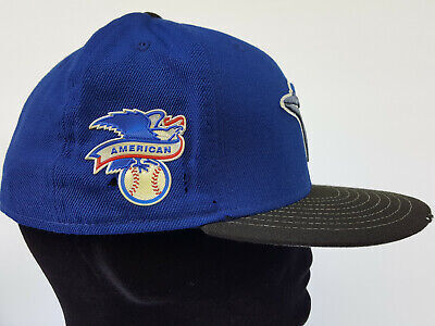 Toronto Blue Jays American League Hat 7 1/4 New Era Fitted Cap Auth 59/Fifty B 海外 即決_Toronto Blue Jays 4