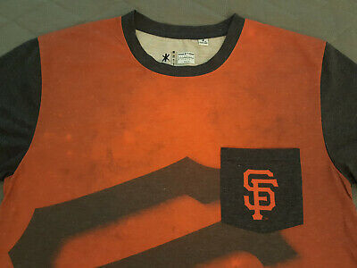 SF Giants Pocket T Shirt Medium by KLEW EUC MLB San Francisco Baseball INV2343 海外 即決_SF Giants Pocket T 5