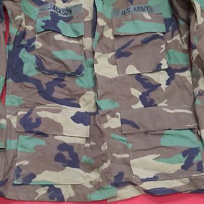 US Army SMALL REGULAR Uniform Top BDU Woodland Pattern (09CR2) 海外 即決_US Army SMALL REGU 3