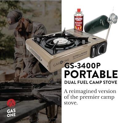 Gas One GS-3400P Propane or Butane Stove Dual Fuel Stove Portable Camping Sto... 海外 即決_Gas One GS-3400P P 2