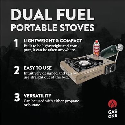 Gas One GS-3400P Propane or Butane Stove Dual Fuel Stove Portable Camping Sto... 海外 即決_Gas One GS-3400P P 6