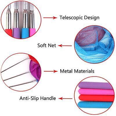 7 Pieces Colourful Telescopic Kids Fishing Net Butterfly Net Catching for Insect 海外 即決_7 Pieces Colourful 3