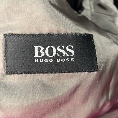 Hugo Boss suit jacket sports coat nails head browns blues 100% virgin wool sz 40 海外 即決_Hugo Boss suit jac 7