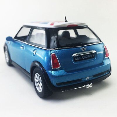 New 5" Kinsmart Mini Cooper S British Flag Diecast Model Toy 1:28 Blue 海外 即決_New 5&quot; Kinsmart Mi 2