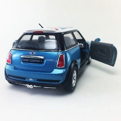 New 5" Kinsmart Mini Cooper S British Flag Diecast Model Toy 1:28 Blue 海外 即決_New 5&quot; Kinsmart Mi 6