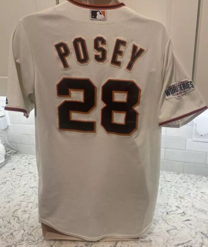 Buster Posey San Francisco Giants MLB World Series 2014 Jersey Men’s Medium 海外 即決_Buster Posey San F 3