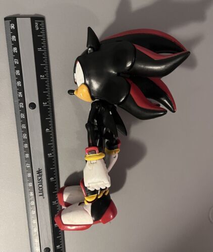 2008 JAZWARES Sonic The Hedgehog 7" SHADOW Super Posers Action Figure USED READ 海外 即決_2008 JAZWARES Soni 3