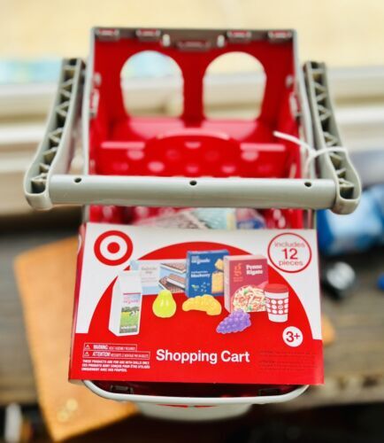 Target Toy Shopping Cart Buggy 12 Pieces Kids Jakks Red HTF @ Target Fast Ship 海外 即決_Target Toy Shoppin 6