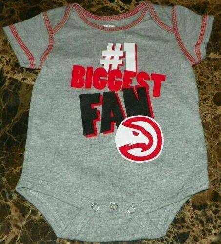 "NEW" Atlanta Hawks NBA ~ Logo INFANT CREEPER BODYSUIT Toddler NB 3M Gray #1 FAN 海外 即決_&quot;NEW&quot; Atlanta Hawk 1